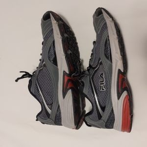 FILA MMXI Performance Gray Black Running Athletic Shoes Size 8.5